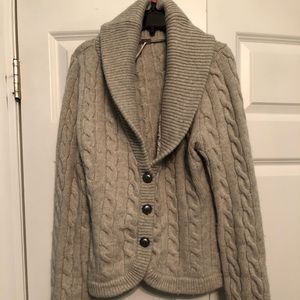 NWOT Free People cable knit cardigan. Size L